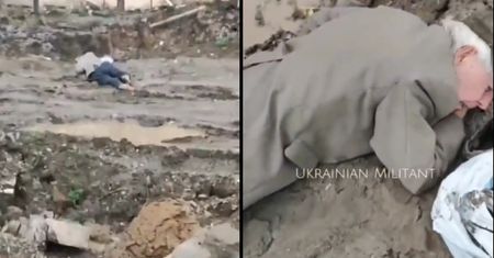 Tak go znaleźli. Wstrząsające nagranie z Ukrainy