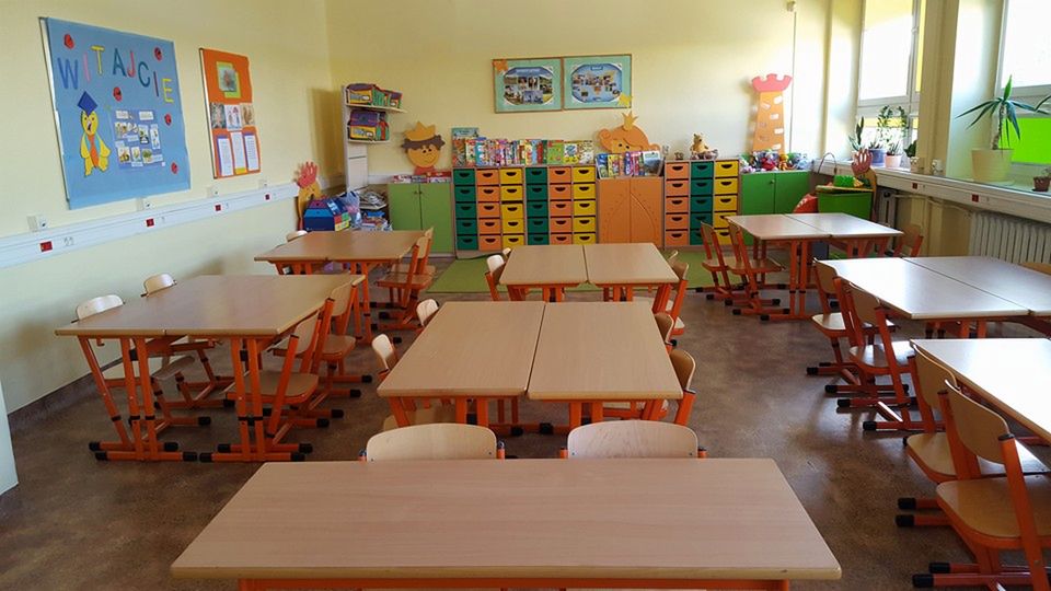 Przykład aranżacji sali szkolnej