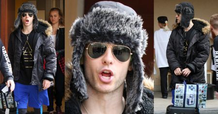 Jared Leto wychodzi z hotelu w Gdańsku (ZDJĘCIA)