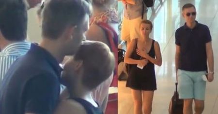 Zielińska z mężem na lotnisku!