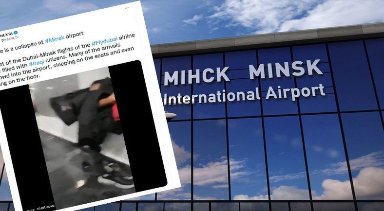 Sytuacja na lotnisku w Mińsku 