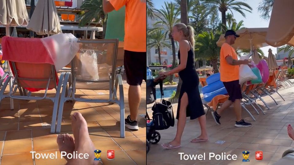 Policja ręcznikowa w akcji