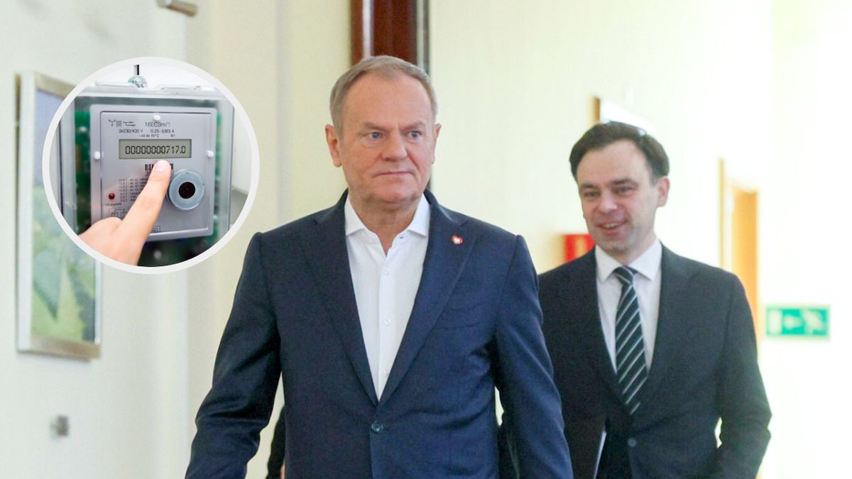 Na zdjęciu premier Donald Tusk i minister finansów Andrzej Domański