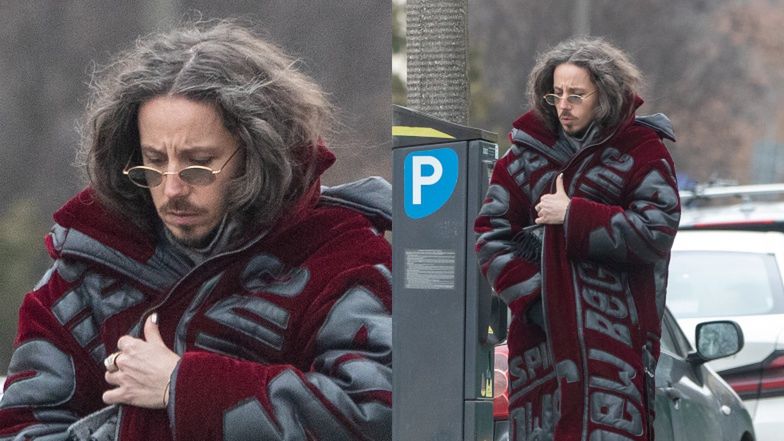 Michał Szpak na mrozie