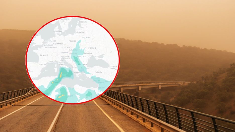 Pył znad Sahary będzie się utrzymywał w tym tygodniu nad Polską