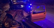 Ostrowiec: Samochód uderzył w przydrożną barierę