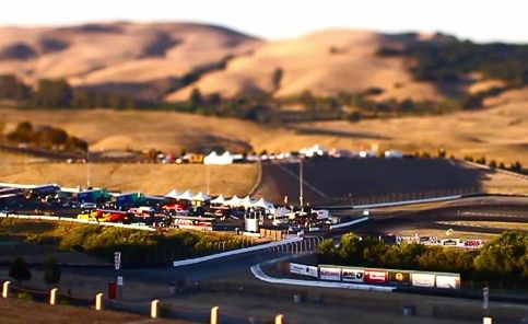 Formula D z efektem tilt-shift