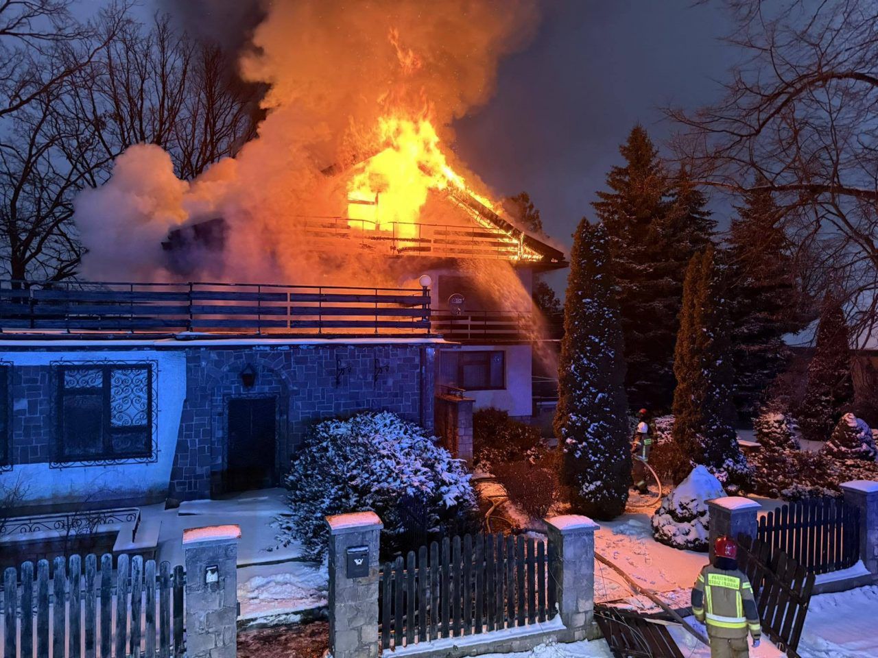Straż pożarna podsumowała sylwestrową dobę. Setki interwencji w całym kraju