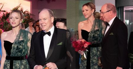 Księżna Charlene zadaje szyku u boku męża na gali charytatywnej