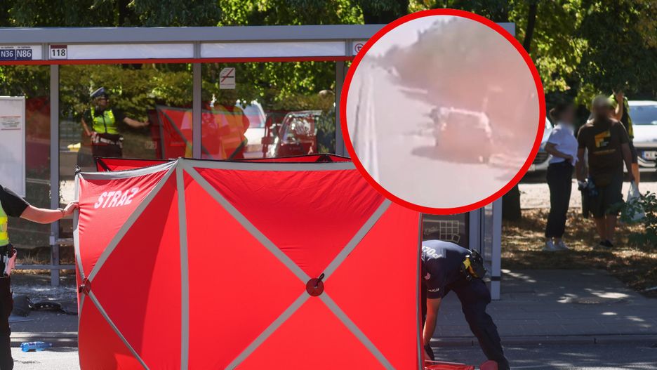 Do dramatycznego wypadku doszło we wtorek około godz. 10:30 przy ul. Woronicza w Warszawie