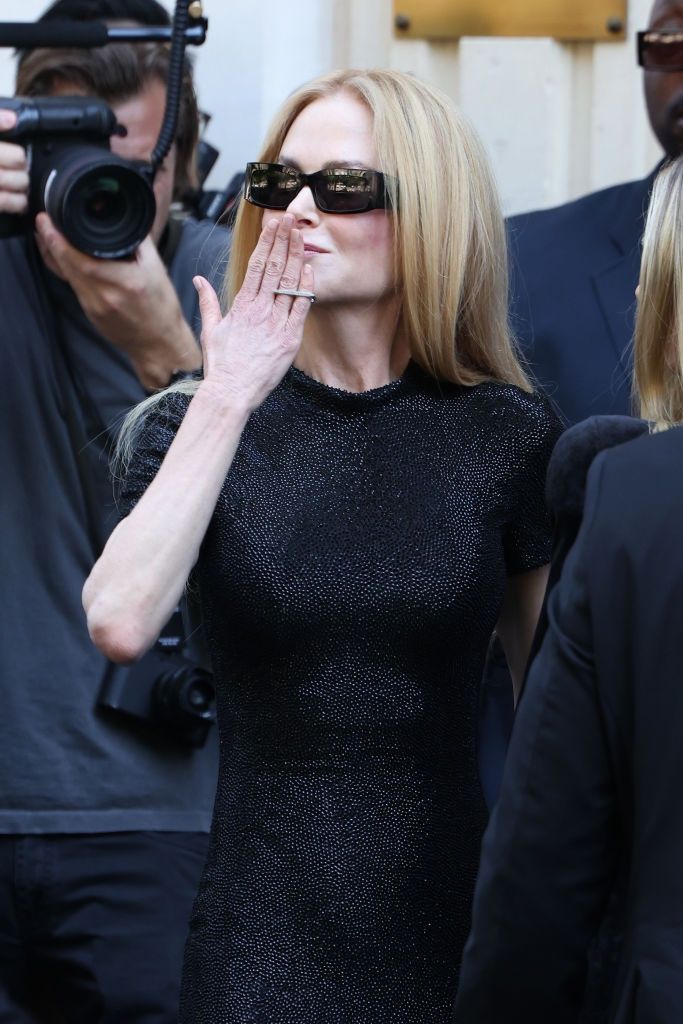 Nicole Kidman z córką podczas Tygodnia Mody w Paryżu