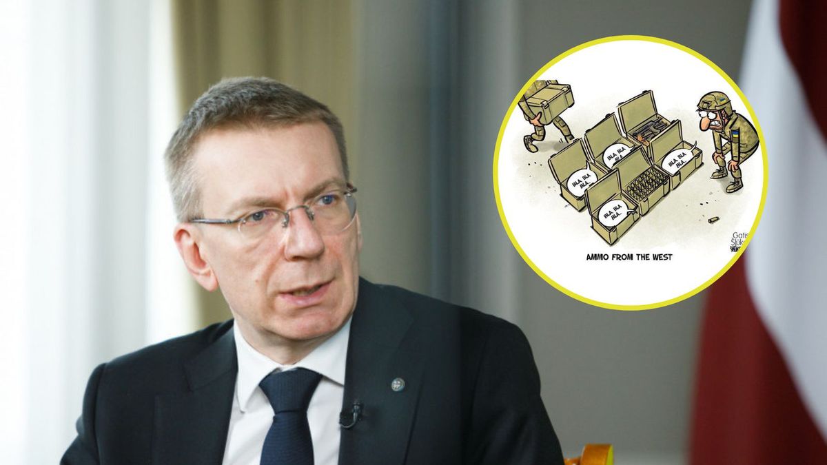 Prezydent Łotwy Edgars Rinkēvičs zabrał głos ws. pomocy Ukrainie