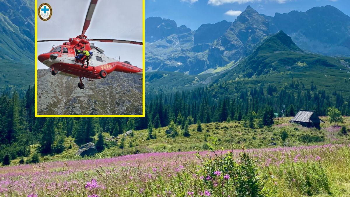 Życia turysty nie udało się uratować