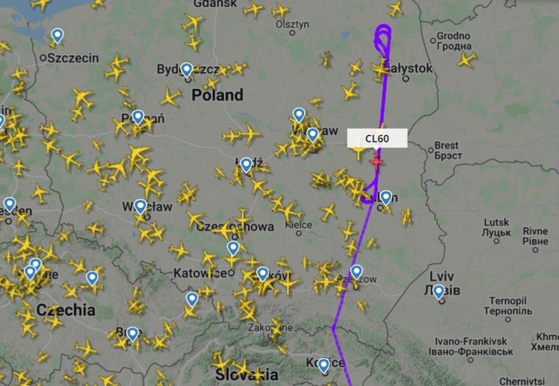 CL60 pojawił się na mapach