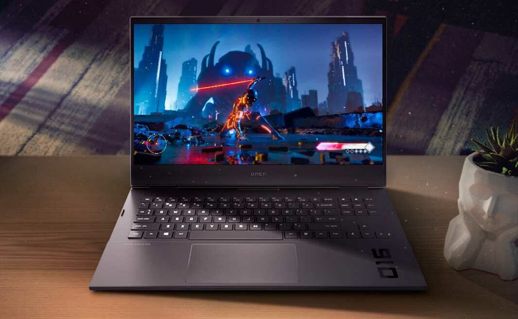 Laptop HP Omen 16-c0113nw 16.1" IPS 144Hz R7-5800H 16GB RAM 1TB SSD RX6600M 