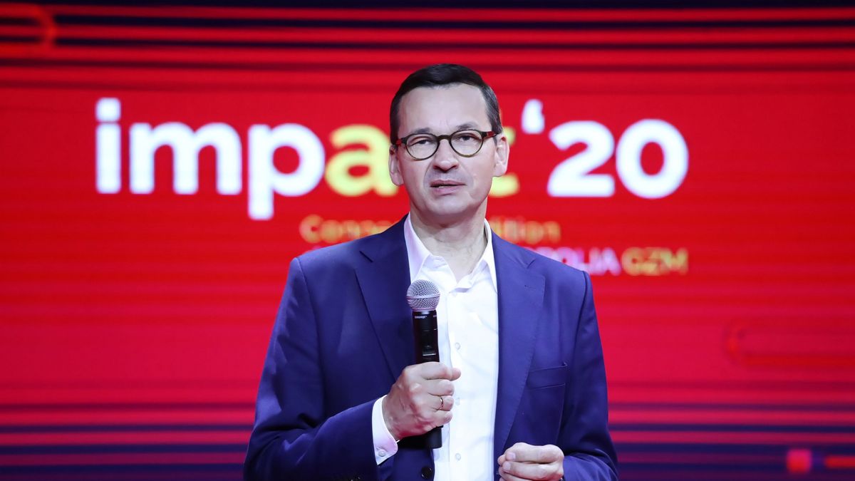 Mateusz Morawiecki na otwarciu gali Impact20.