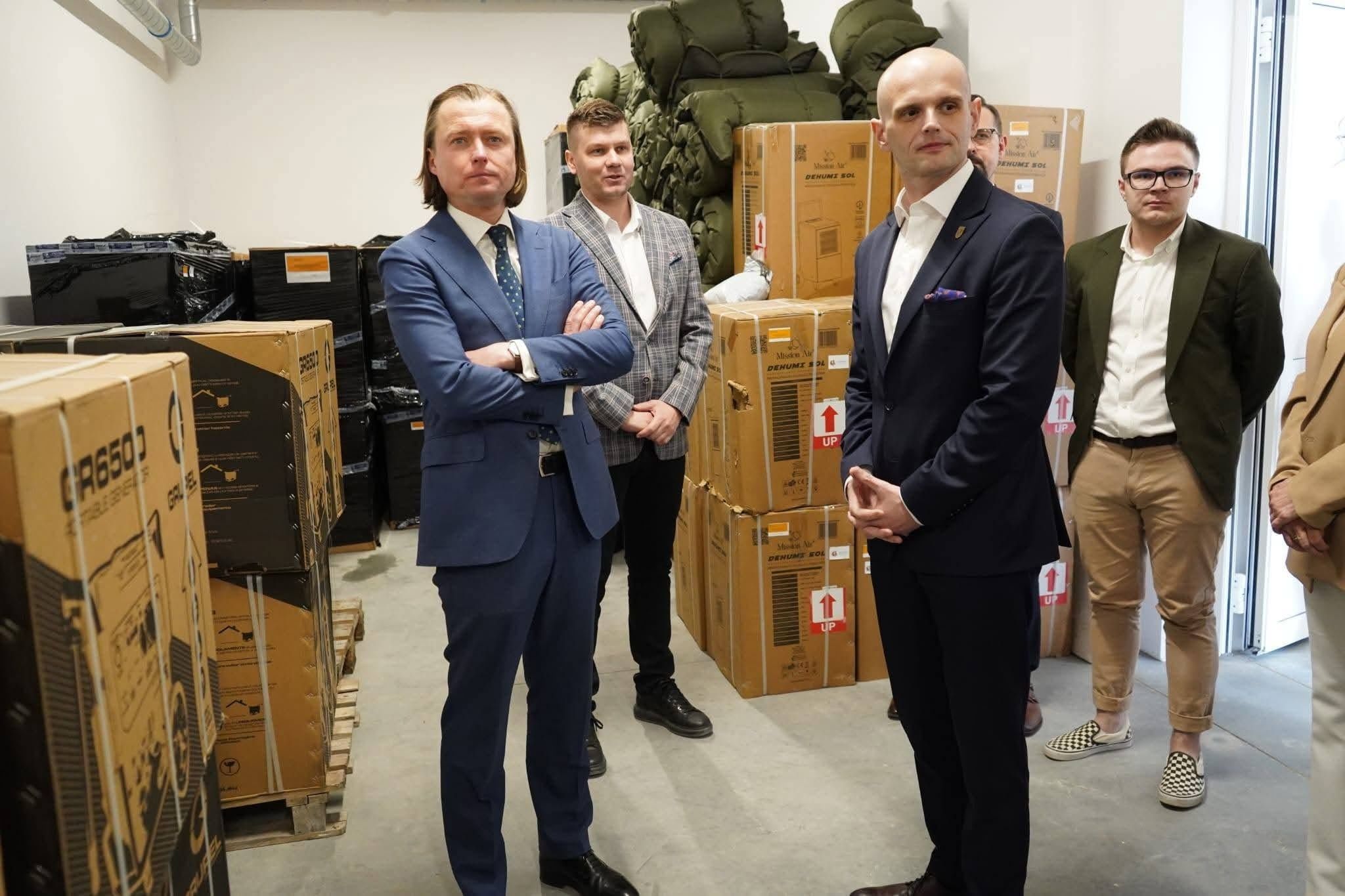 Magazyn OLiOC w powiecie płockim 