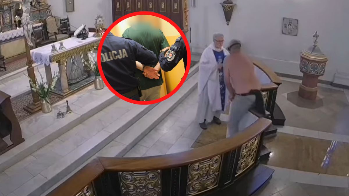 47-letni agresor trafił do aresztu.