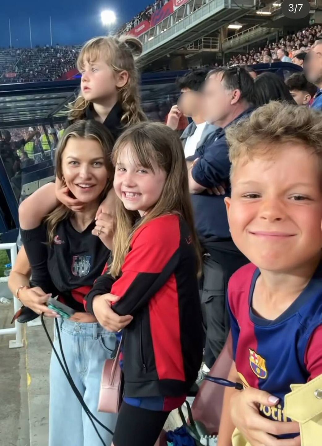 Marina Łuczenko świętuje sukces Wojtka Szczęsnego