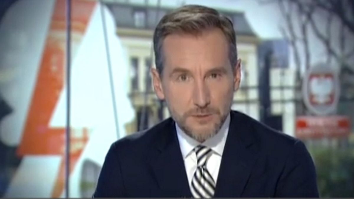 Piotr Kraśko rozmawiał z rzecznikiem policji w programie "Fakty po Faktach".