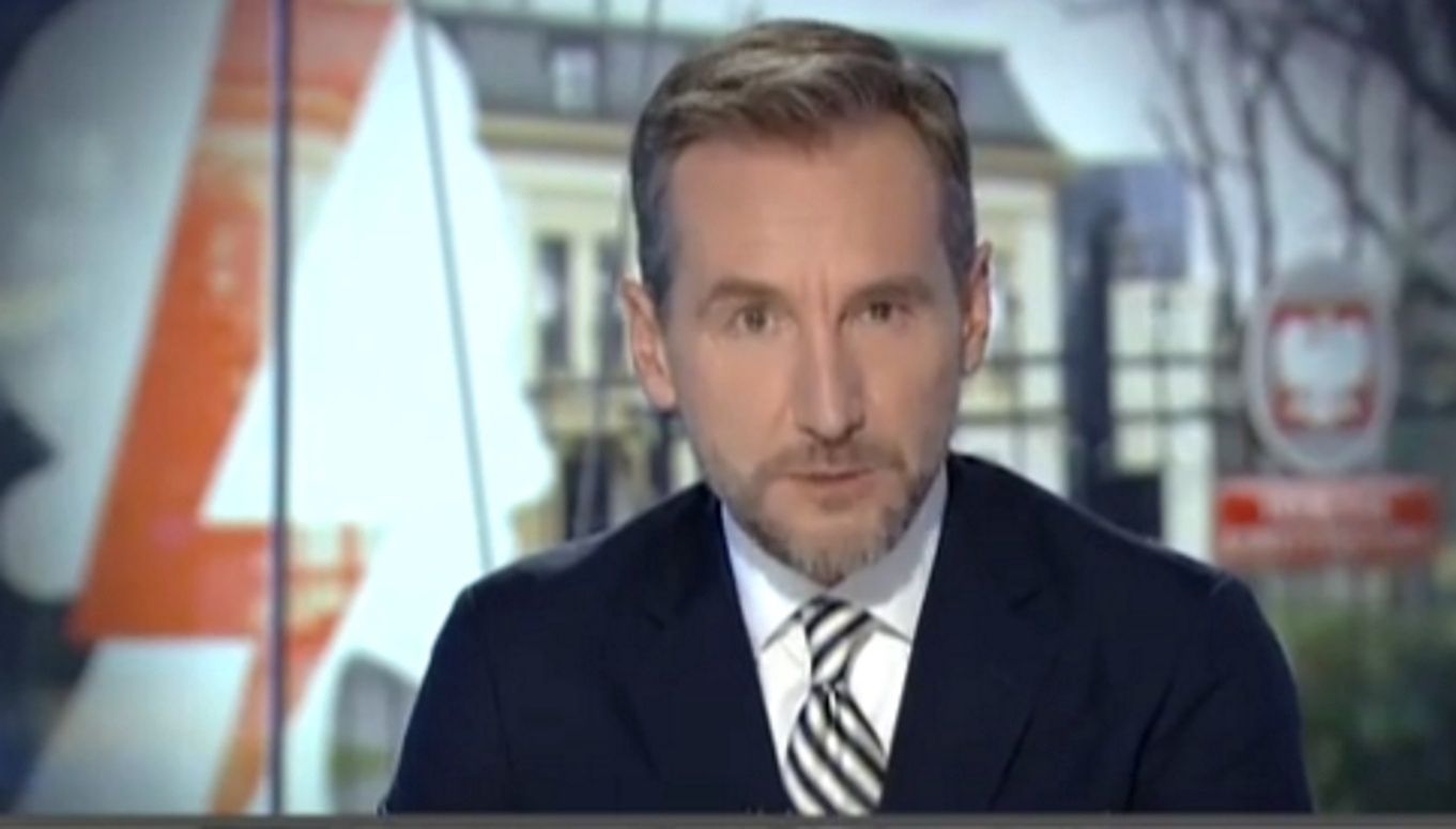 Piotr Kraśko rozmawiał z rzecznikiem policji w programie "Fakty po Faktach".