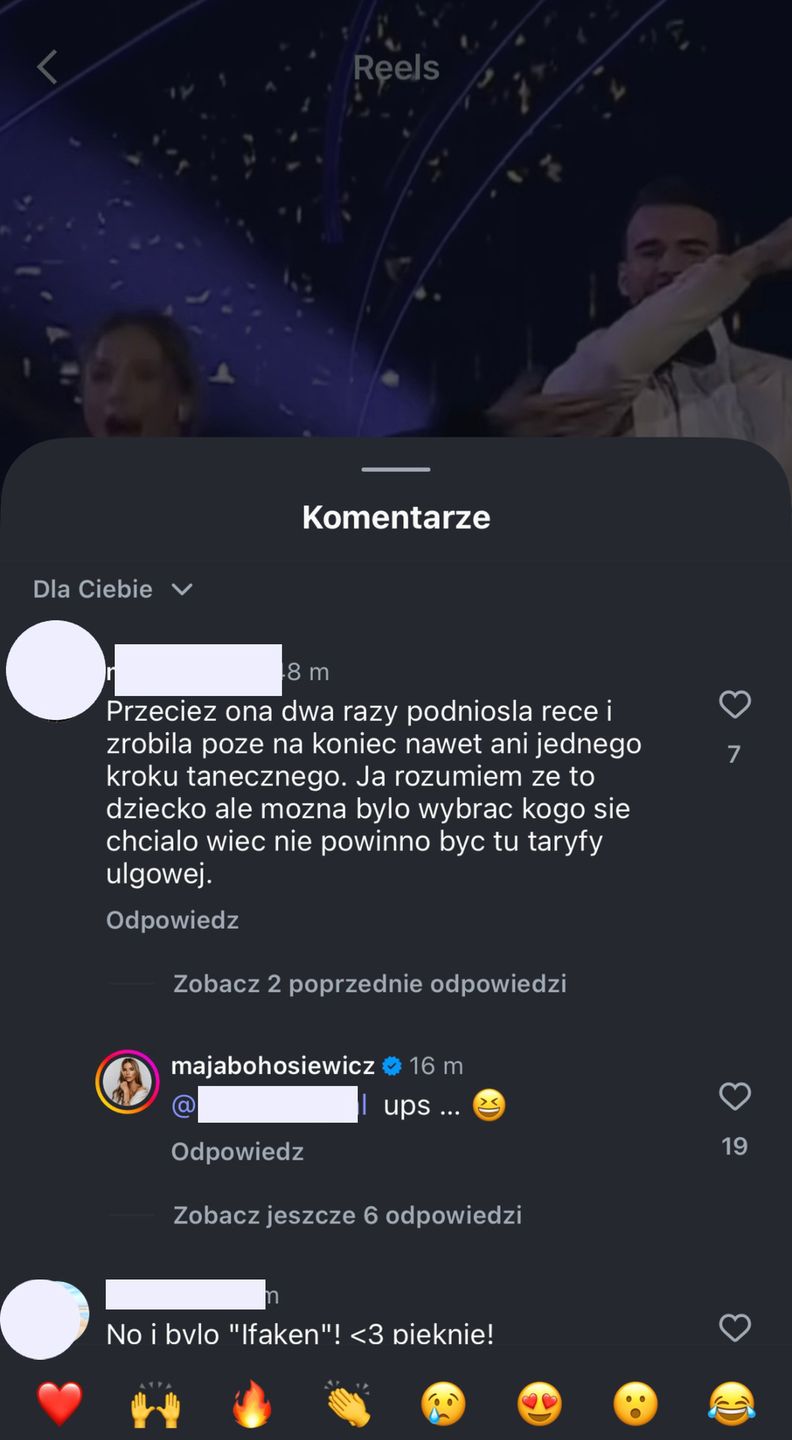 Maja Bohosiewicz zareagowała na komentarze internautów