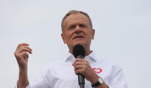 "Pozdrawiamy pana Z." Po słowach Tuska rozległy się gwizdy