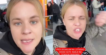 ROZWŚCIECZONA Anna Senkara wrzeszczy na warszawskim lotnisku: "Myślałam, że to NAPAD! Gdzie ja żyję?!"