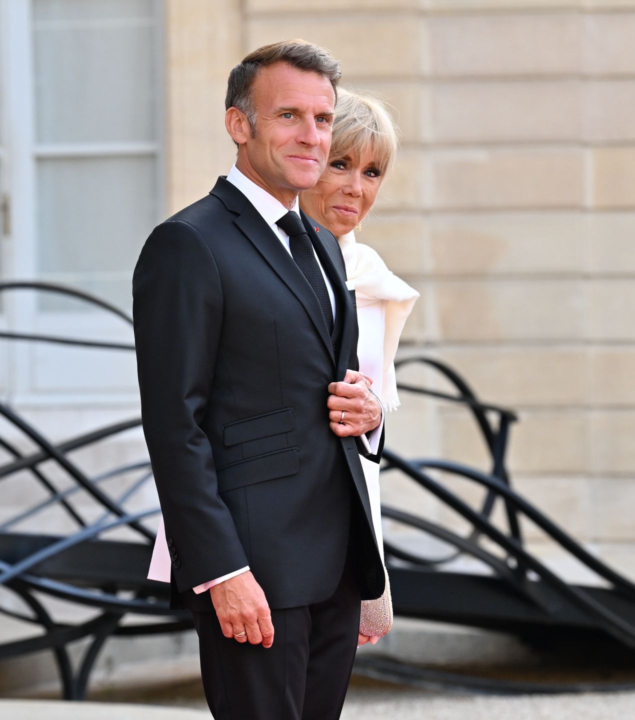 Emmanuel Macron i Brigitte Macron 