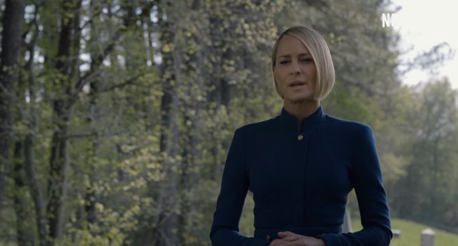 Claire odwiedza grób Franka Underwooda w zwiastunie ostatniego sezonu "House of Cards" (wideo)