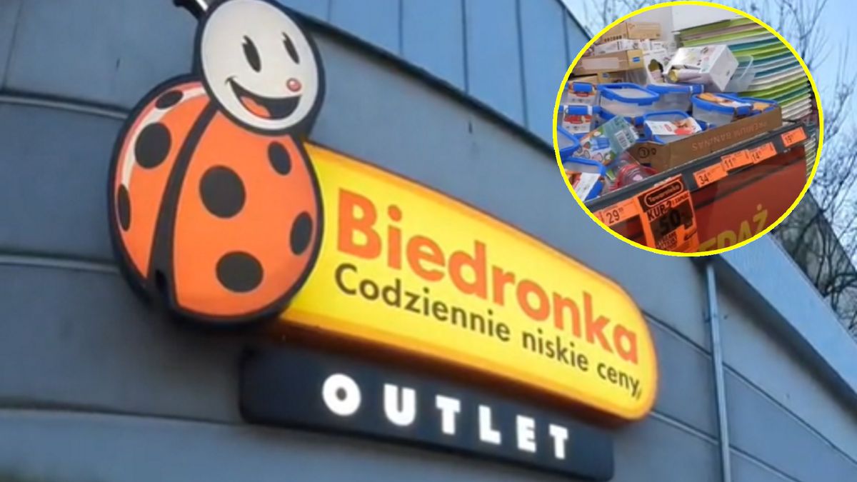 Internautka pokazała wnętrze outletu Biedronki
