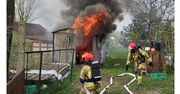 Palił się garaż w Strzelęcinie