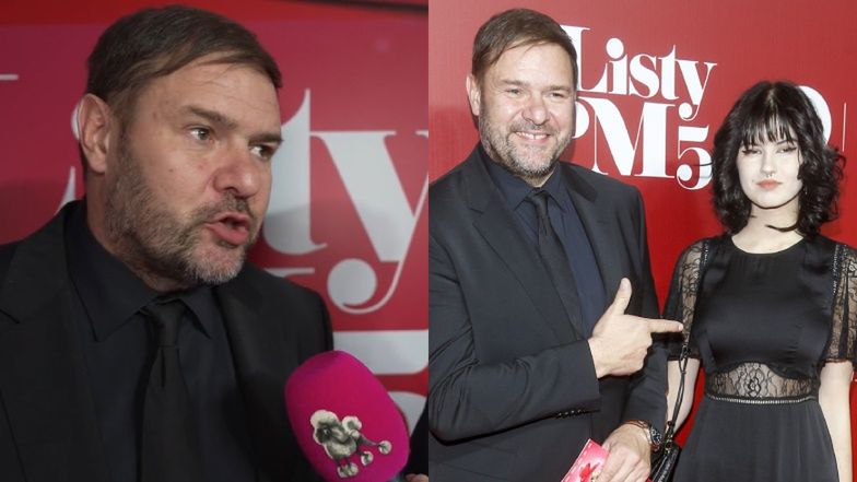 Tomasz Karolak z córką