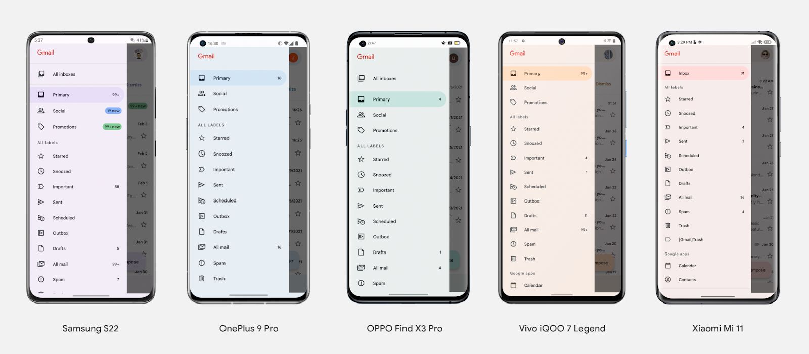 Material You trafi na więcej smartfonów. Google podał listę 3
