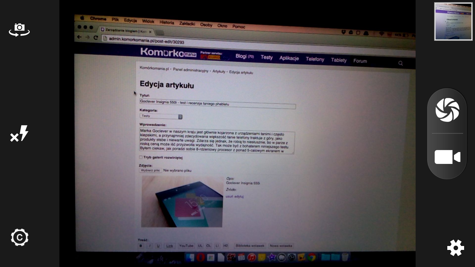 Goclever Insignia 550i - test i recenzja taniego phabletu 35