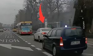 Niesie się nagranie z Warszawy. "Bardzo dobry tajniak"