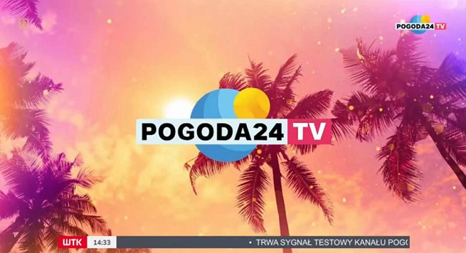 Promo kanału Pogoda24.TV na antenie telewizji WTK