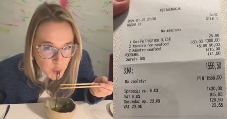 Musiała dać 140 zł napiwku. To nie żart. Oto paragon z knajpy w stolicy