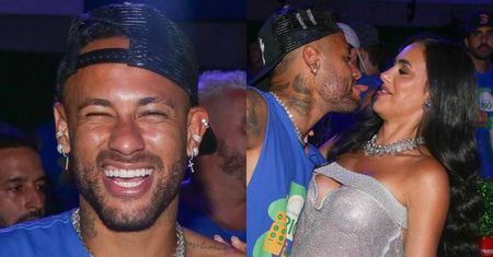 Neymar "dokucza" CIĘŻARNEJ partnerce, próbując ją polizać. Niedawno powitał na świecie dziecko z KOCHANKĄ
