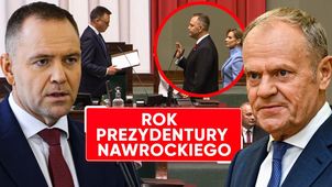 Pierwszy rok Nawrockiego. Tak podsumował to Tusk. "Źle się przysłużył"