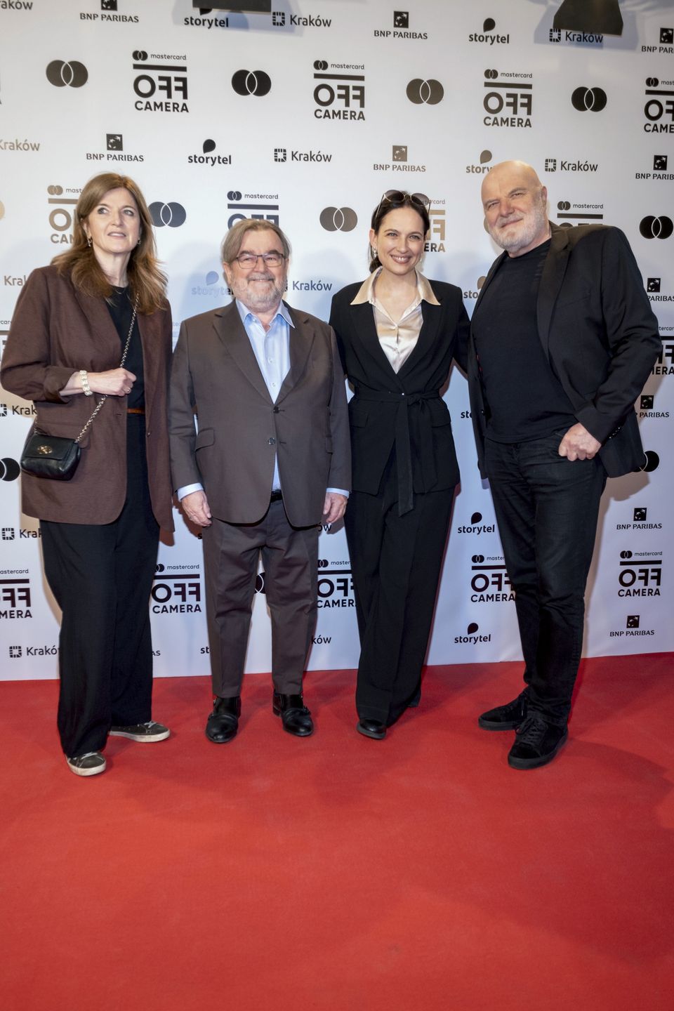 Anna Cieślak i Edward Miszczak pozują na festiwalu OFF Camera