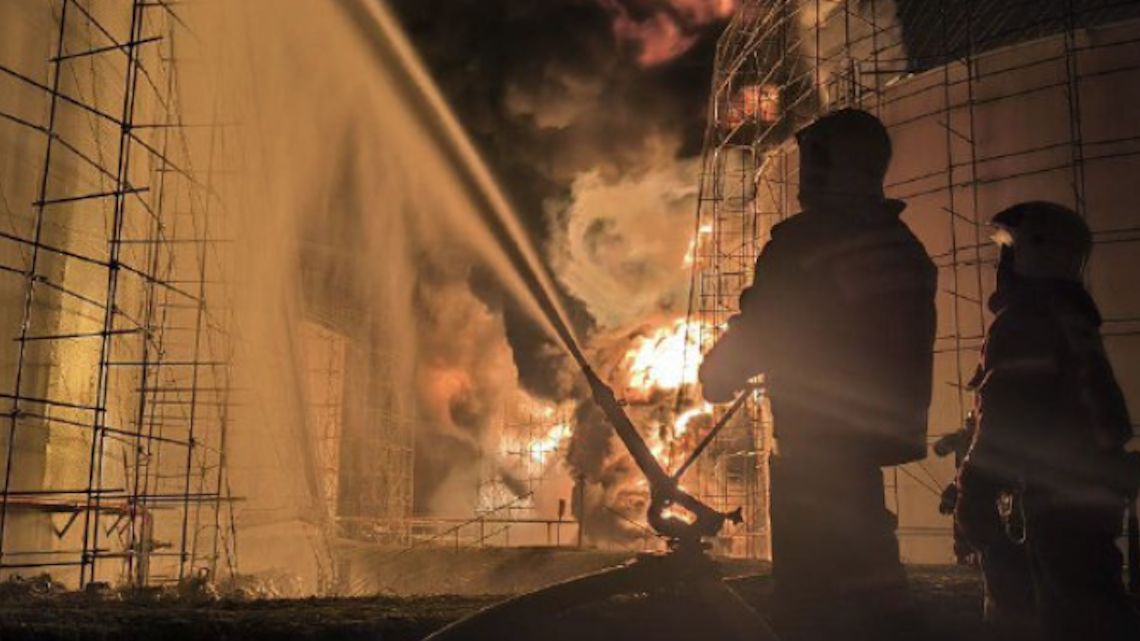Płonie baza naftowa w pobliżu Woroneża w Rosji
