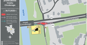 Poznań: Od wtorku zmiany w ruchu przy moście Chrobrego