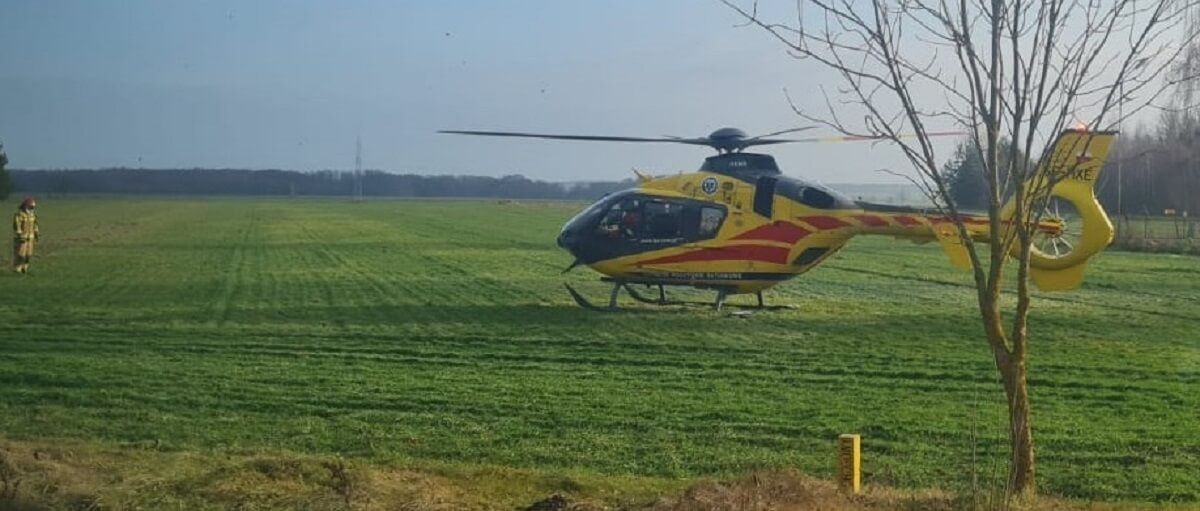 Lądowanie helikoptera LPR