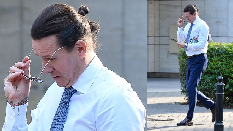 Radosław Majdan parkuje na zakazie  