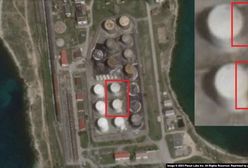 Pokazano skutki wybuchów w składach paliwa na Krymie