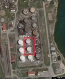 Pokazano skutki wybuchów w składach paliwa na Krymie