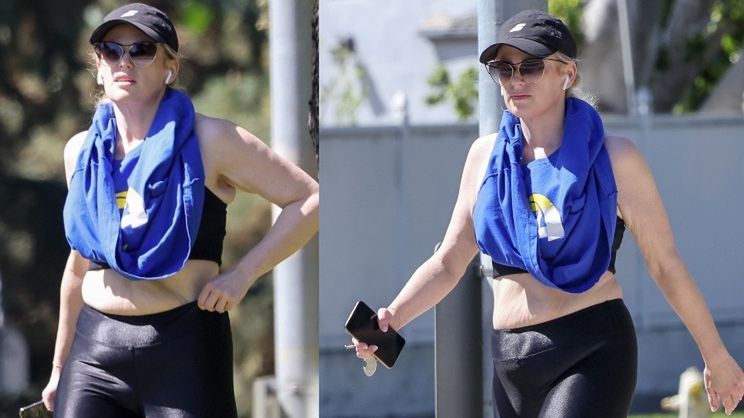 Rebel Wilson chwali się nową figurą podczas treningu w parku