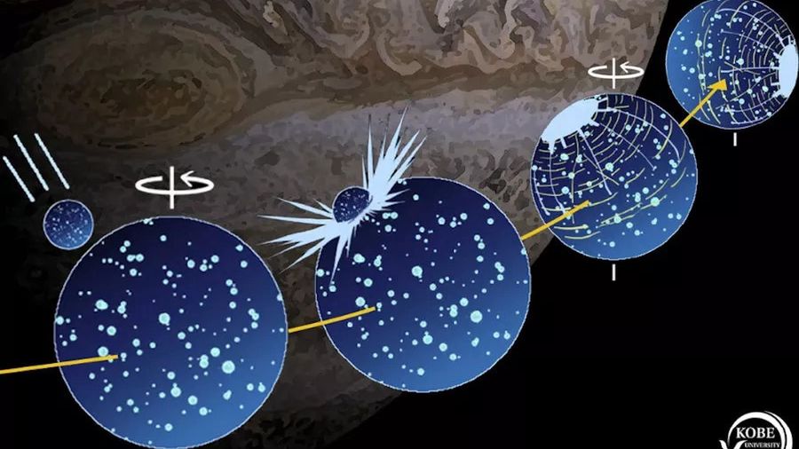 Naukowcy odkryli, że w Ganimedesa uderzyła ogromna asteroida