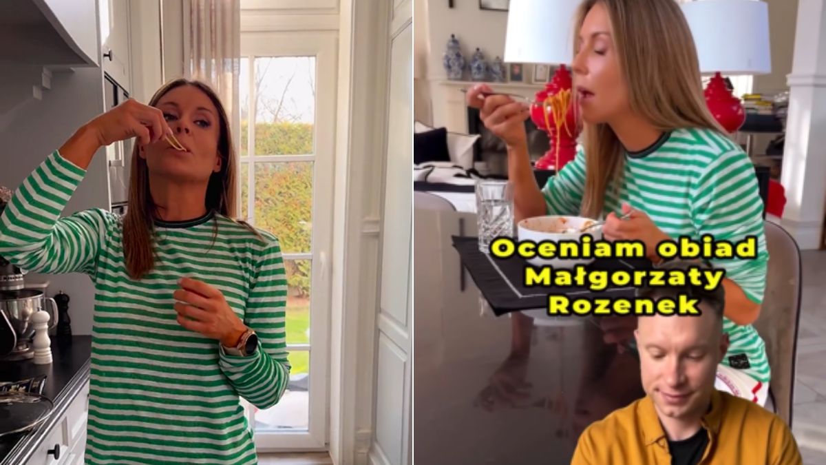 Ocenił obiad Małgorzaty Rozenek - Pyszności